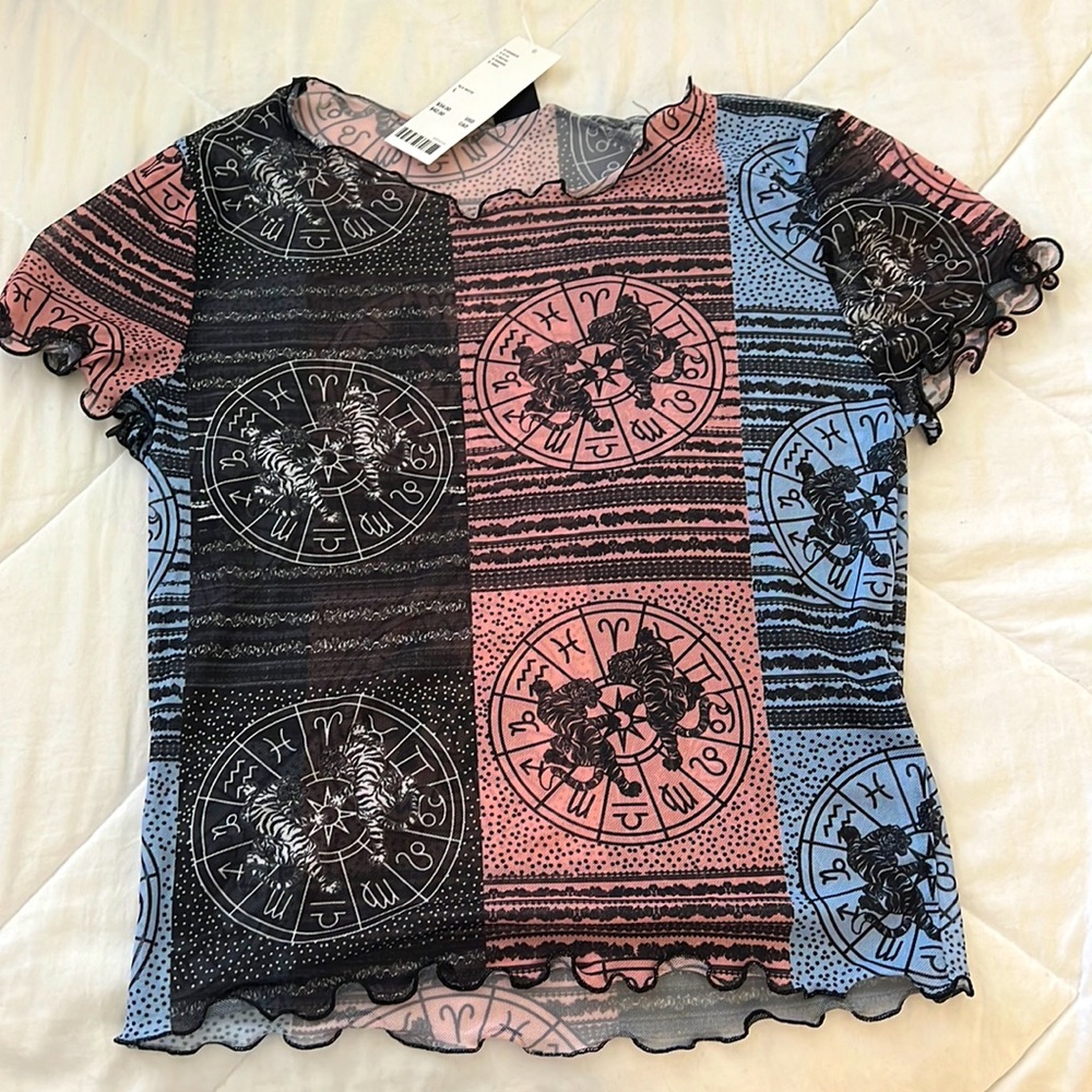NWT Urban outfitter mesh crop top